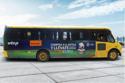 transporte urbano publicitario